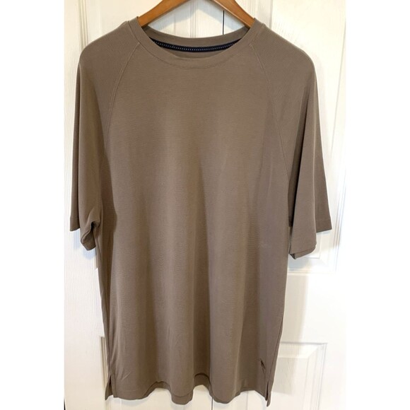 Caribbean Knit Pullover Mens Large Mobal Blend Soft Knit Brown Resort Nautical - Picture 1 of 7